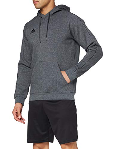 adidas core18 hoody sudadera con capucha hombre gris grisnegro m 2