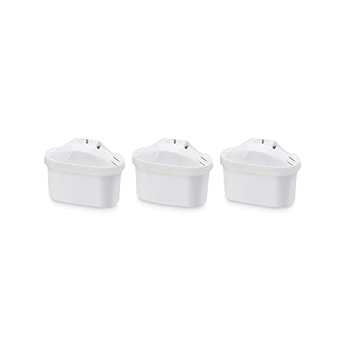 amazon basics cartuchos filtrantes de agua blanco 3 unidades fits brita