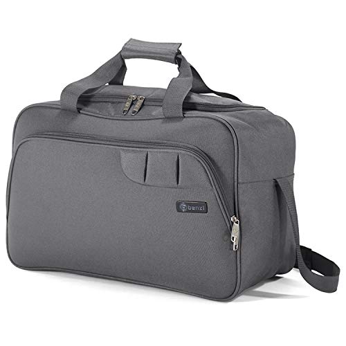 benzi bolsa de viaje gris 40 x 25 x 20 cm bz5410 tamao equipaje de mano