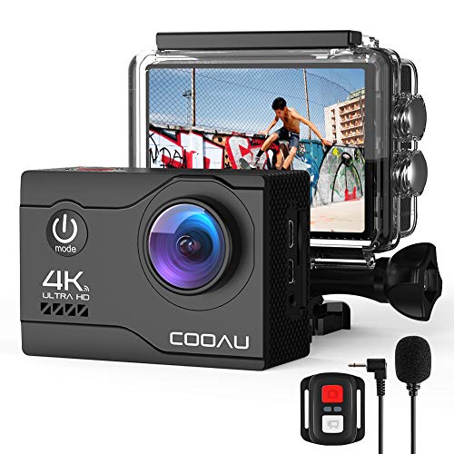 cooau cmara deportiva 4k wifi 20mp camara accin sumergible agua de 40m con