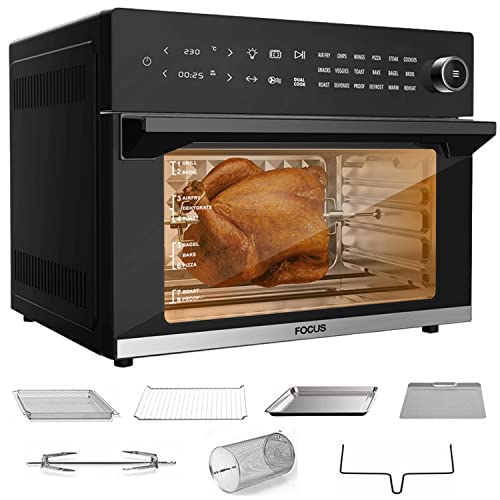 focus home freidora sin aceite 30l 1800w horno freidora de aire caliente con