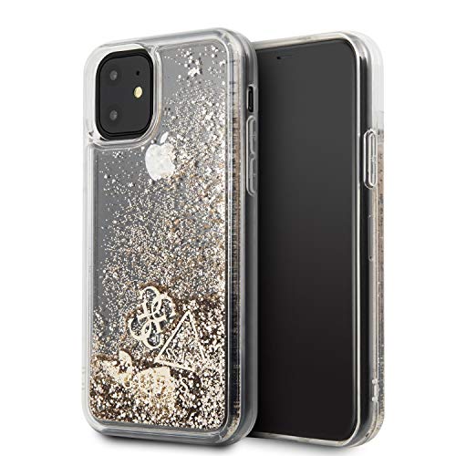 guess guhcn61glhflgo glitter hearts collection carcasa para iphone 11