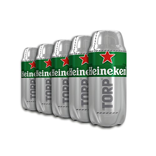 heineken cerveza caja de 5 torps diseado exclusivamente para the sub x 2l