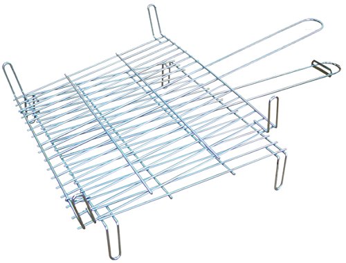 imex el zorro parrilla doble medida de asado 50x50 cm