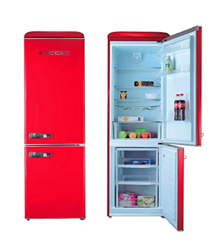 jocel jc 300lv frigorifico combi 300lv a rojo nevera y congelador frigo