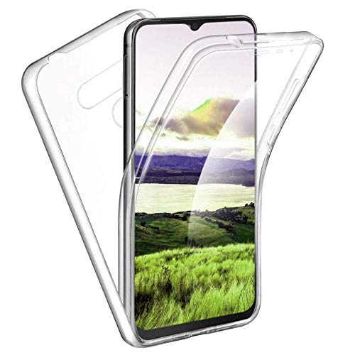 tboc funda para lg q60 626 pulgadas carcasa transparente completa