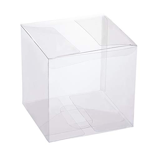 benecreat 30 pack caja plegable cajita plstica envase transparente de regalo