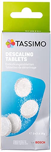 bosch tcz6004 pastillas de limpieza y descalcificacin para cafeteras tassimo