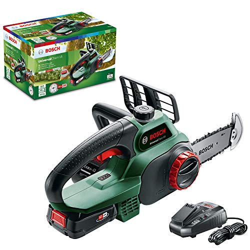 bosch universalchain 18 sierra de cadena a batera con batera y cargador 18 v