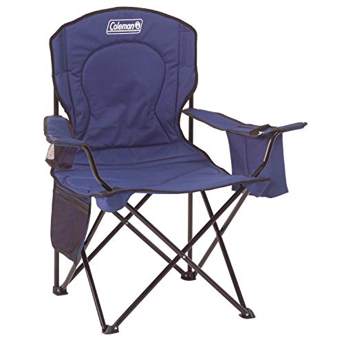 coleman cooler quad silla de camping porttil color azul