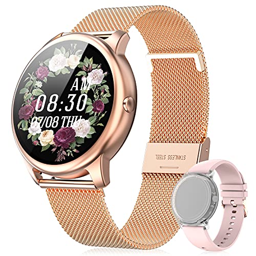 easysmx reloj inteligente mujer con llamadas y whatsapp regalo smartwatch