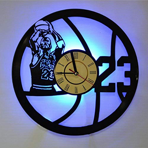 grenss art creative jordan no 23 reloj de pared con diseo moderno 3d de