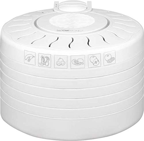 clatronic dr 2751 deshidratador de alimentos 5 bandejas 250 w color blanco