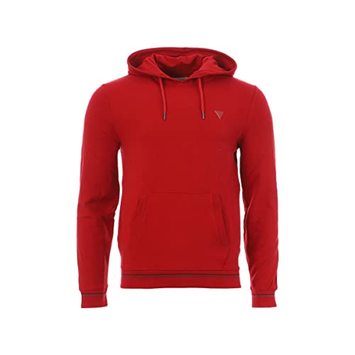 guess sudadera para hombre cappuc mlarga christian hoodie fleece m1bq52 k7on1