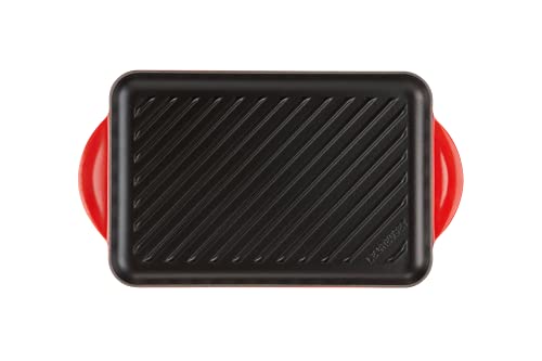 le creuset parrilla rectangular apto para todas las fuentes de calor incl