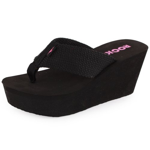 rocket dog adios chanclas mujer negro 39