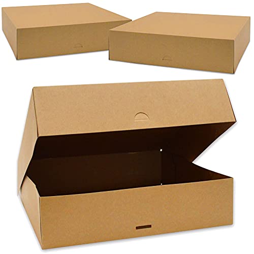 scrap cooking 5501 lote de 2 cajas para tartas de papel kraft alimentario