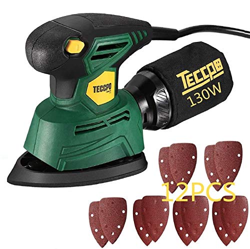 teccpo 130w lijadora de detalles 14000 rpm lijadora de mano mquina