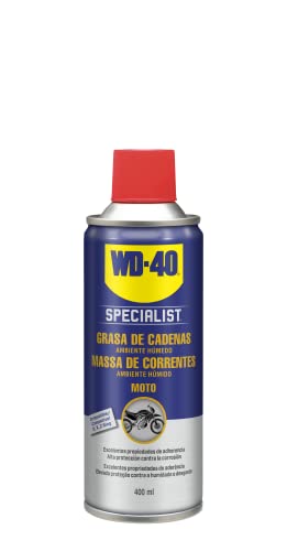 wd 40 34788 specialist motorbike grasa de cadenas ambiente hmedo spray 400ml