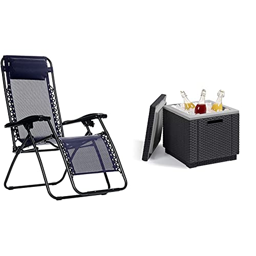 amazon basics silla gravedad cero azul keter ice cube mesa nevera para