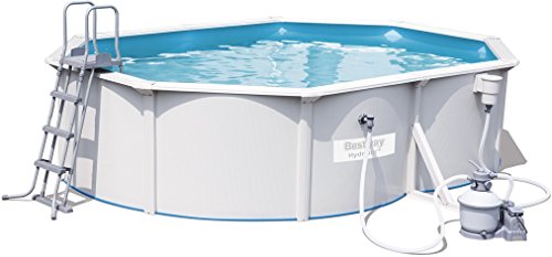 bestway piscina desmontable de acero hydrium oval 500x360x120 cm