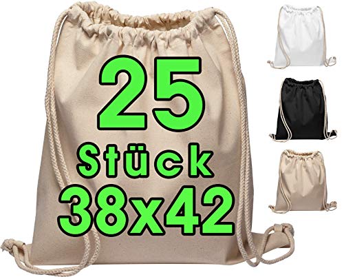 bolsa de gimnasia de algodn 25 piezas bolsa deportiva de 38 x 42 cm bolsa