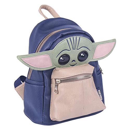 cerd 99994395 mochila baby yoda 3d licencia oficial star wars multicolor