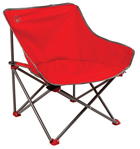 coleman kickback chair silla plegable kick back rojo talla nica