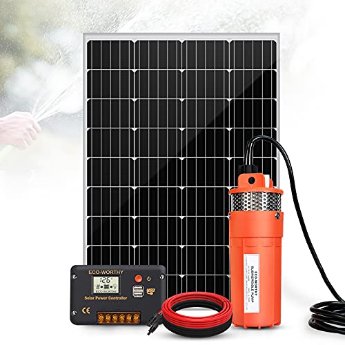 dchouse 120w 12v agua sumergible bomba kit bomba de agua solar de gran flujo