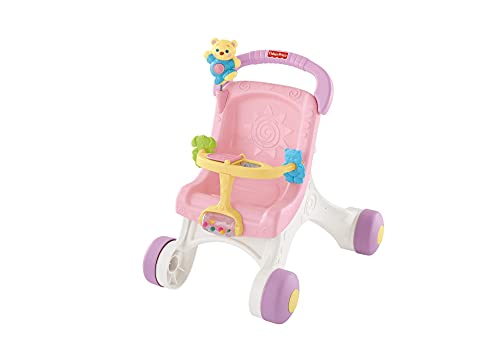 fisher price correpasillos con forma de silla de paseo con mueca de peluche