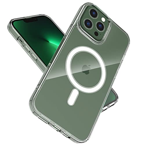 funda magntica transparente compatible con magsafe para iphone 13 pro