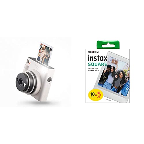 instax square sq1 cmara instantnea chalk white fujifilm square marco