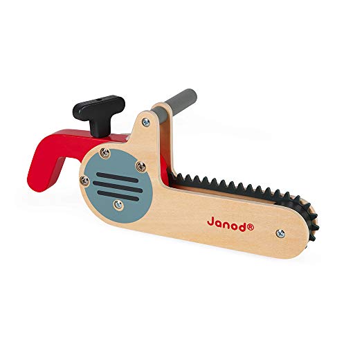 janod motosierra de madera bricokids juguete de imitacin de bricolaje