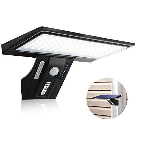 jesled luz solar exterior 90 led carga solar y usb foco solar potente con