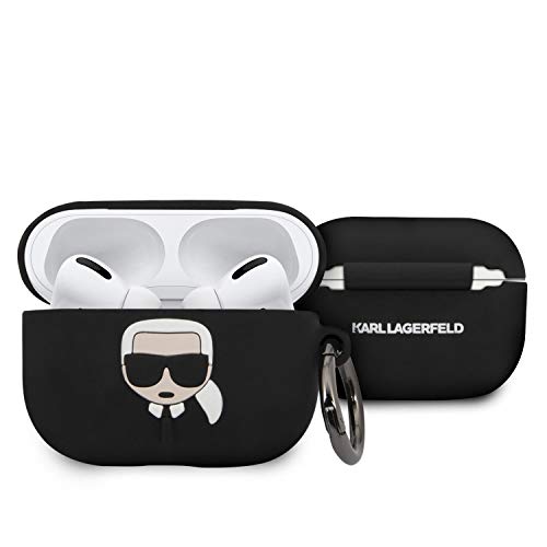 karl lagerfeld airpod pro funda de silicona color negro