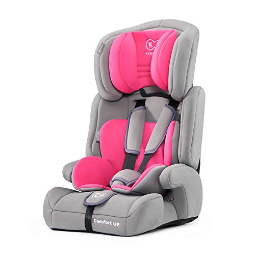 kinderkraft silla de coche ajustable comfort up grupo 123 9 36 kg rosa 2