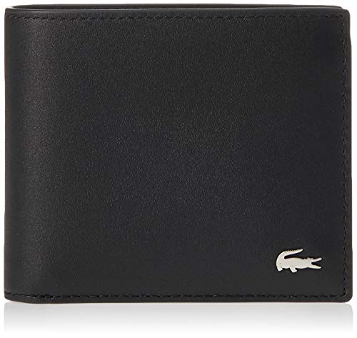 lacoste nh1112fg monedero para hombre noir talla nica