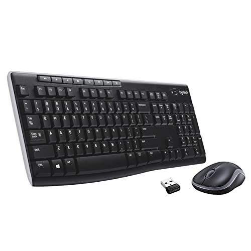 logitech mk270 combo teclado y ratn inalmbrico para windows 24ghz