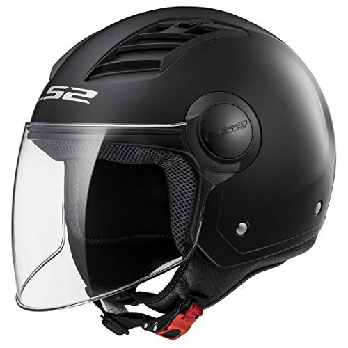 ls2 casco moto jet airflow negro mate m