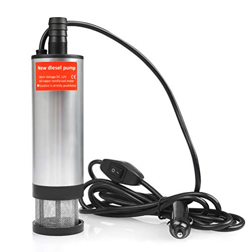 qlouni 12v 35lmin bomba sumergible de agua del acero inoxidable bomba de