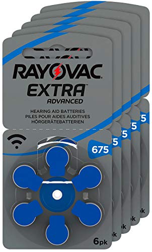 rayovac pilas para audfonos 675 extra advanced 145 v 640 mah 5 unidades