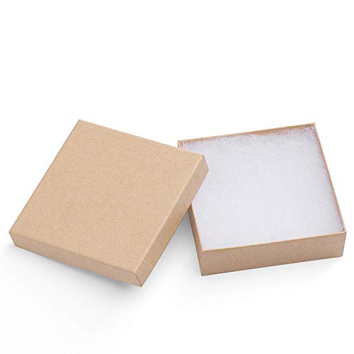 switory 20pcs cajas de regalo de joyera 9x9x25cm cajas de papel cuadradas