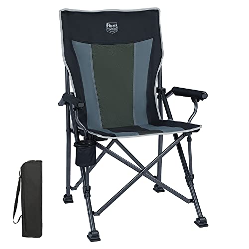 timber ridge silla de acampada plegable ergonmica con bolsa de transporte