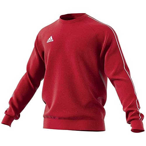 adidas core18 sw top sudadera hombre rojo rojoblanco l