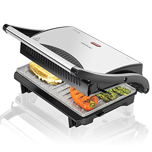 cecotec parrilla elctrica rockngrill 700 w revestimiento de piedra