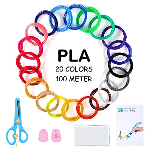 filamento pla para lpiz 3d3d pluma filamento 20 colores 175mm platotal