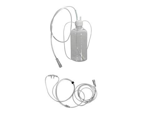 kit humidificador borboteador y cnula nasal para