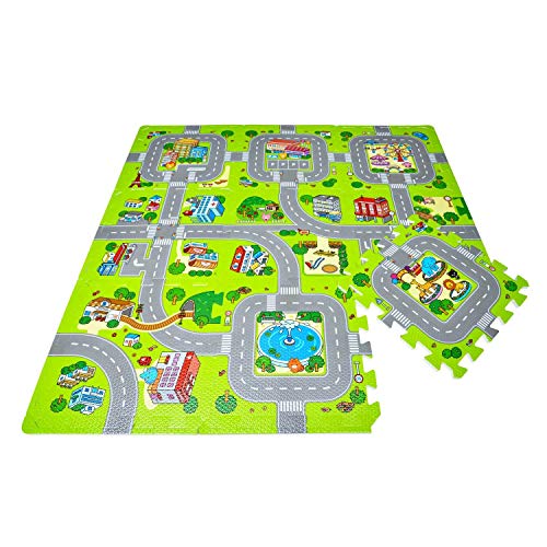 leo emma alfombra de puzzle para nios jugar en la calle 30 x 30cm nuevo