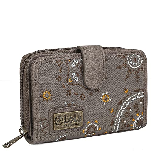 lois cartera de mujer pequea con bordados y motivos mandala de marca lois