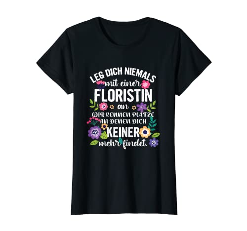 mujer floristera flores plantas jardn frase divertida camiseta